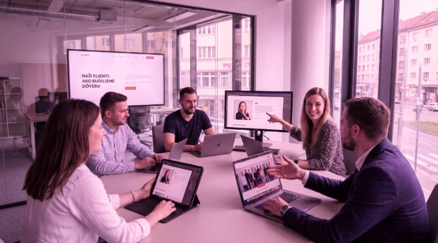 Ako správne prezentovať firmu na webe, aby ste budovali dôveru.